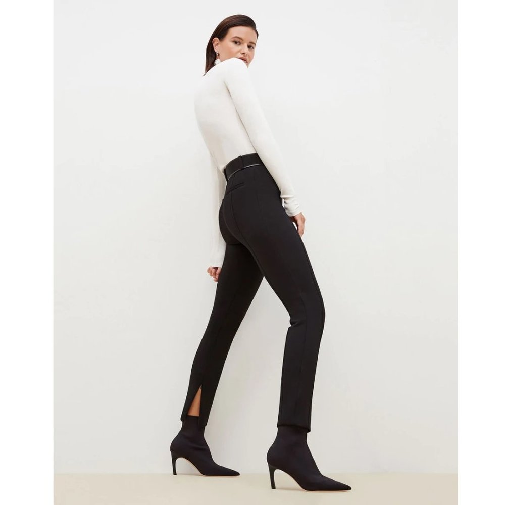 MM Lafleur Curie Pant Black Skinny Ankle Zip Sz 0